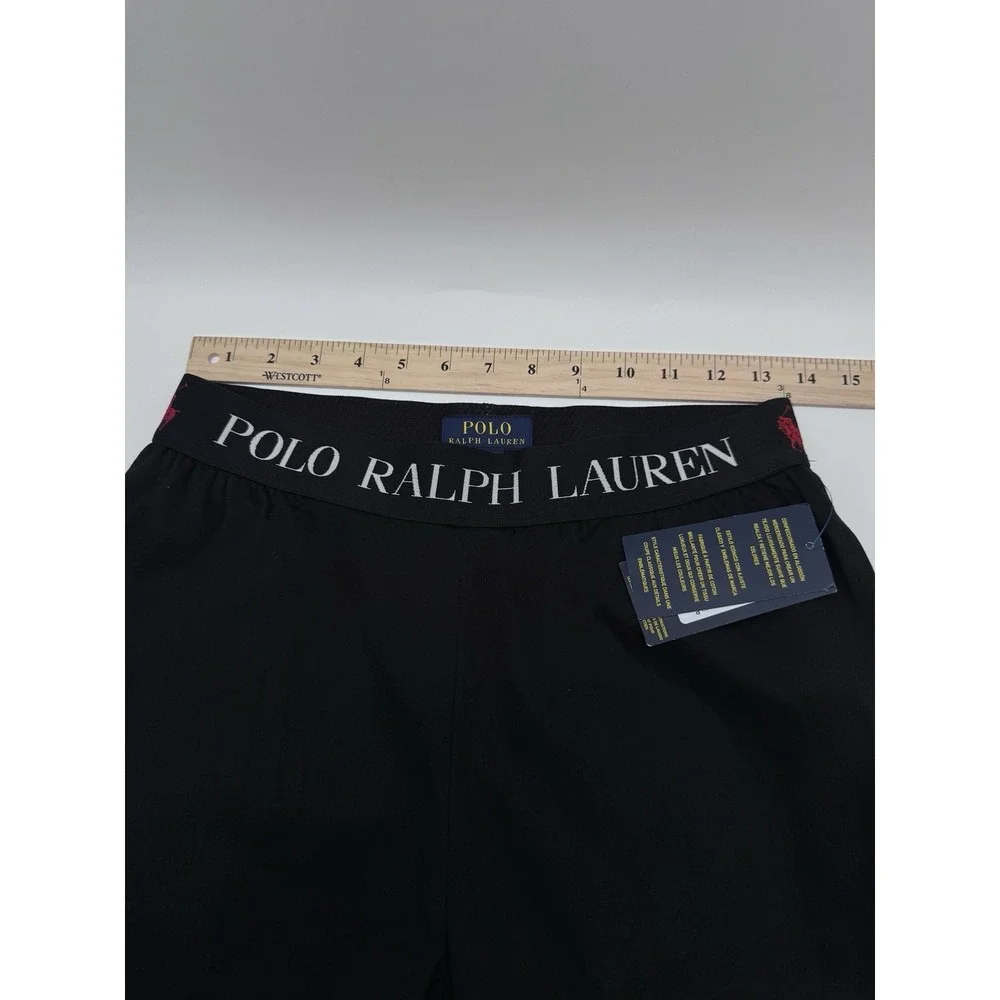 Polo Ralph Lauren Men's Black Mercerized Cotton Jogger Sleep Pants Small NWT